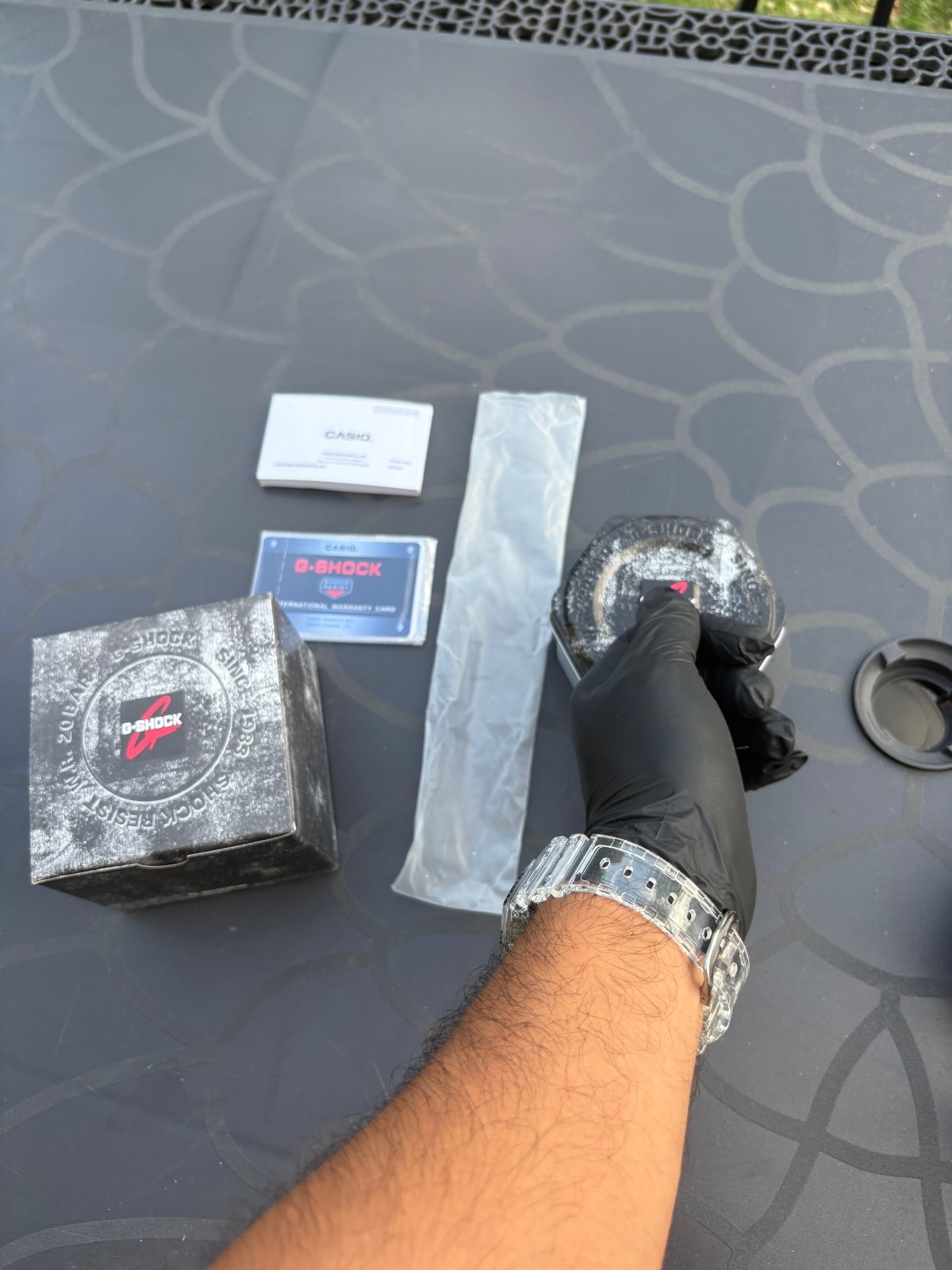 transparent-bracelet G-Shock Azure
